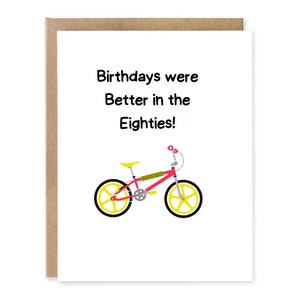 Birthdays were Better in the Eighties Birthday Card
