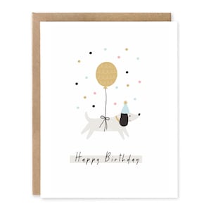 Joyeux anniversaire du chien, carte d'anniversaire drôle du chien, carte d'anniversaire de papa chien, carte du chien