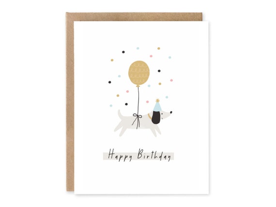 Happy Birthday From The Dog, Funny Birthday Card From the Dog, Dog Dad Birthday Card, From The Dog Card
