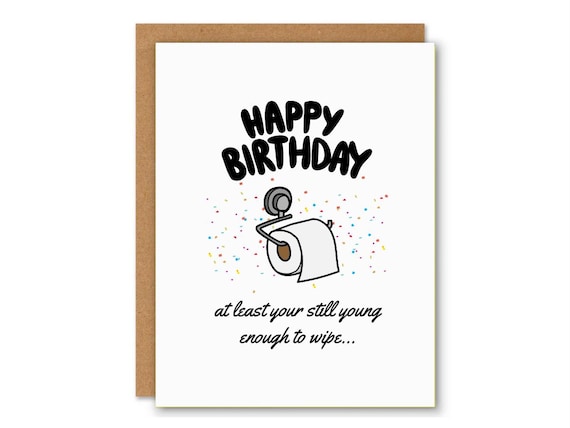 Funny Happy Birthday Cards, Old Age card, funny getting older cards Custom, Quirky Birthday cards, Greeting cards,happy birthday cards,Gifts