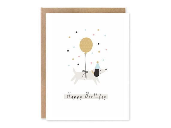 Happy Birthday From The Dog, Funny Birthday Card From the Dog, Dog Dad Birthday Card, From The Dog Card