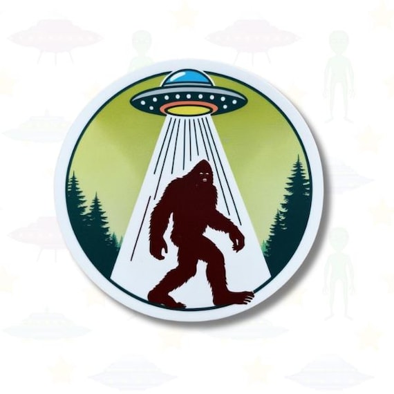 I Want to Believe Decals, Sasquatch aka Bigfoot Sticker, Laptop Decal, Car Decal, Tumbler Decal, Vinyl Stickers, Vinyl Decals, UFO, Alien