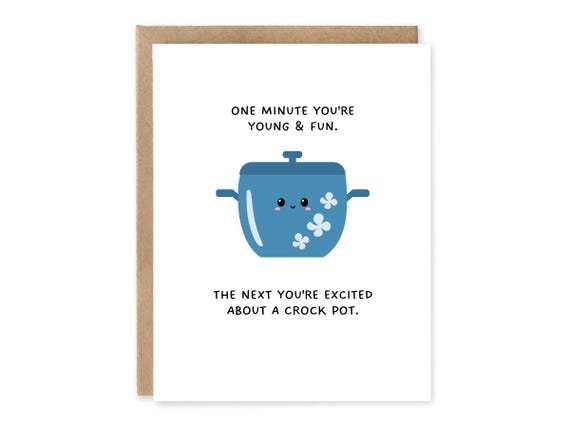 Crockpot Greeting Card