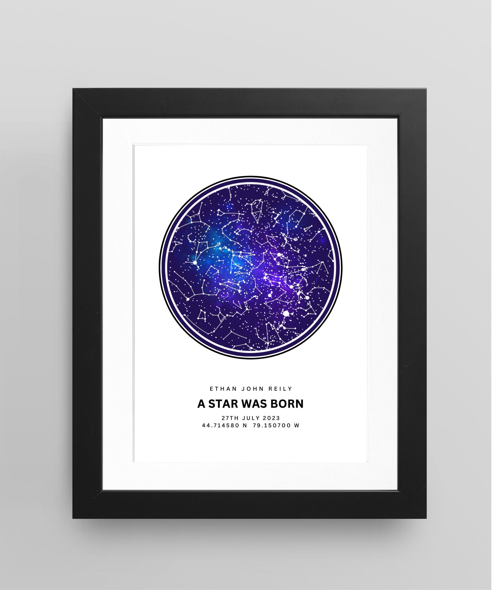 Personalized Star Map Print | Unique Anniversary Gift - Etsy
