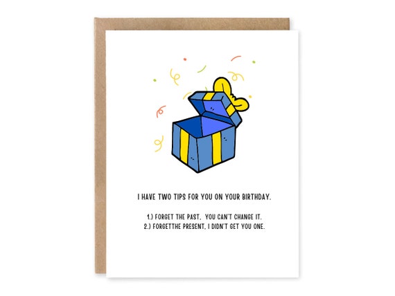 Funny Happy Birthday Card.