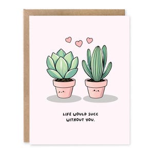 La vita sarebbe un successo senza di te, biglietto carino, biglietto d'amore divertente, biglietto di San Valentino, biglietto di anniversario divertente