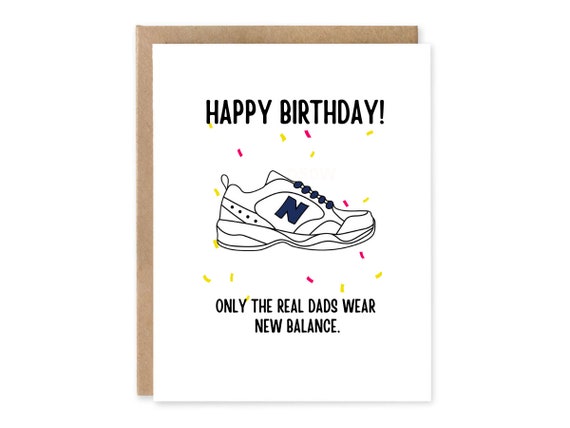 Retro Cool - Happy Birthday Dad - Dad's New Balance - Father's Day Greeting