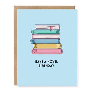 Cartes d'anniversaire, pour un ami, jeu de mots, amoureux des livres, roman d'anniversaire, carte pour écrivain, soeur, maman, anniversaire