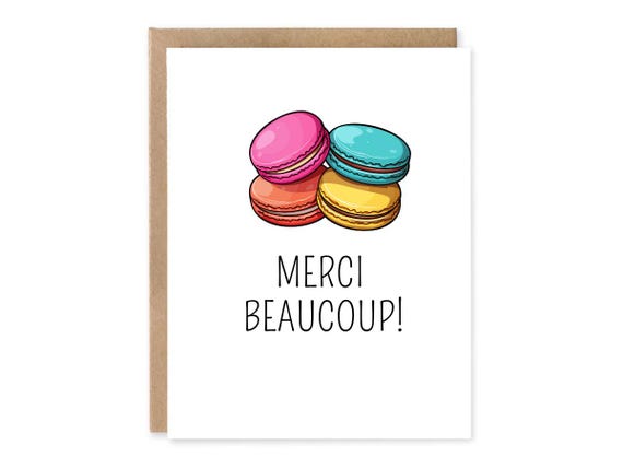 merci beaucoup cards - 10 Pack