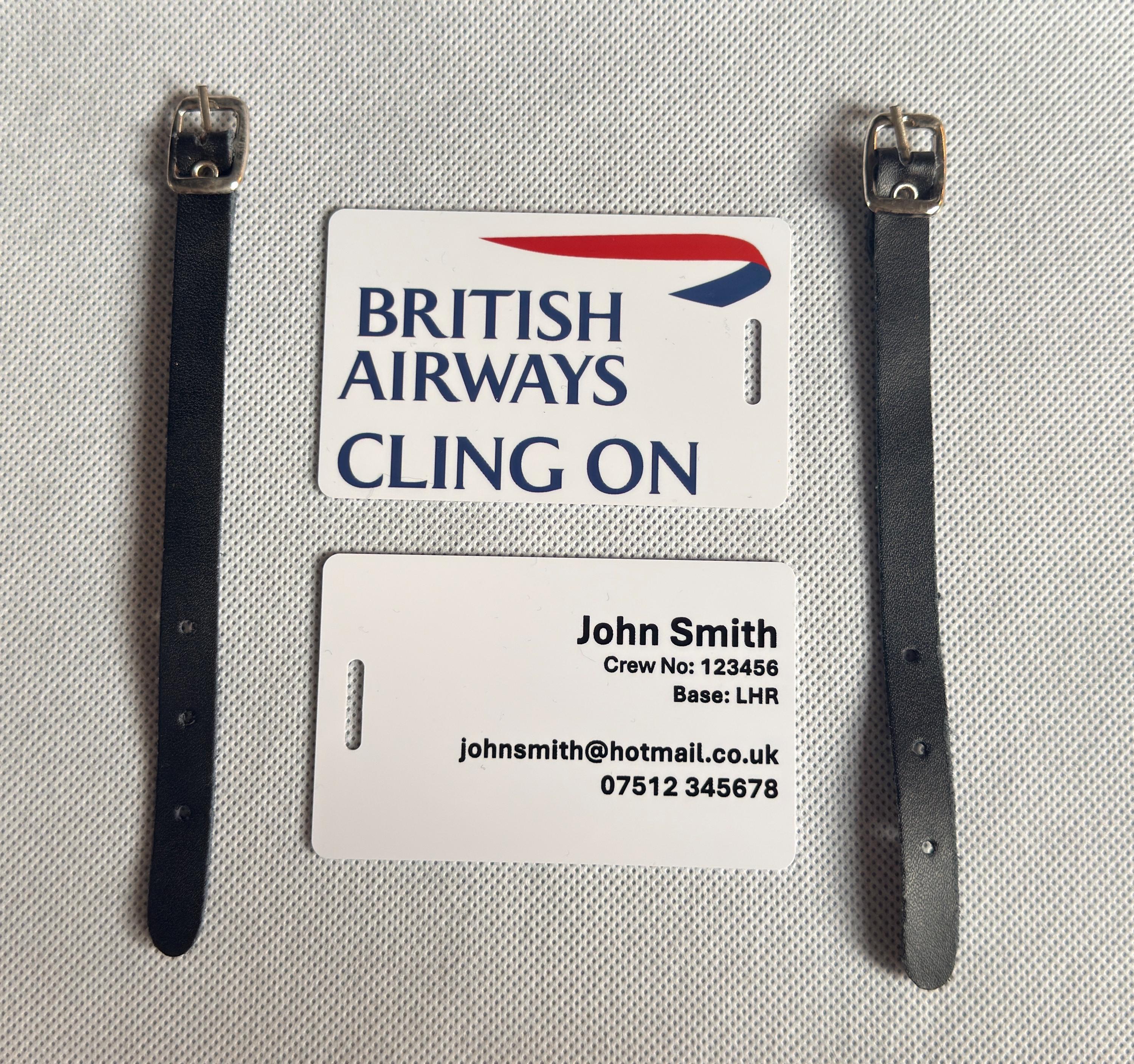 British Airways Airline Crew Tag - Etsy