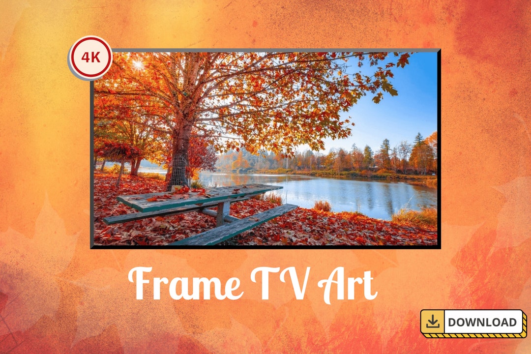 Fall Landscape Frame TV Art Digital Download for TV Frame Etsy