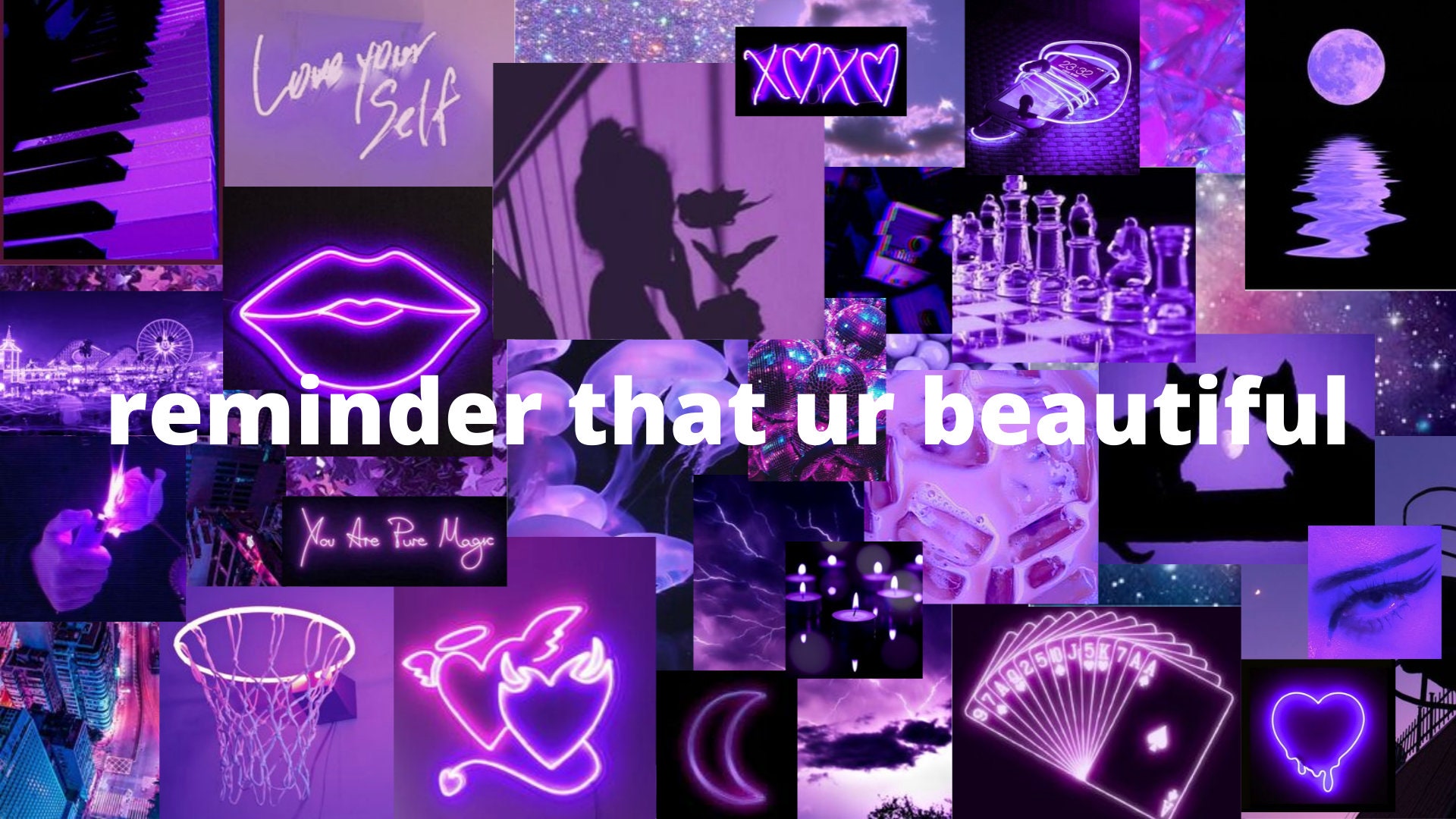 wallpaper for desktop laptop  bj17skypurplepastelart