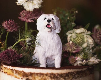 Personalized custom dog wedding cake topper , CakeTopper，Pets Birthday，cat caketopper , Anniversary pet，dog Figurines