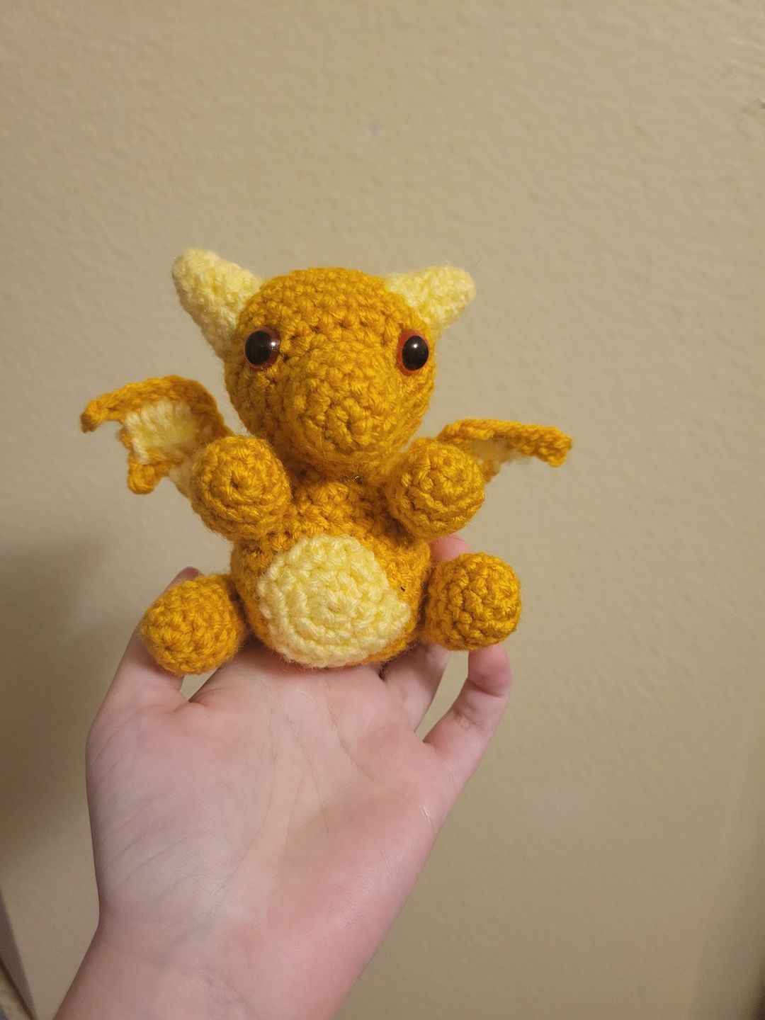 Himalayan Blooms crochet baby dragon toys