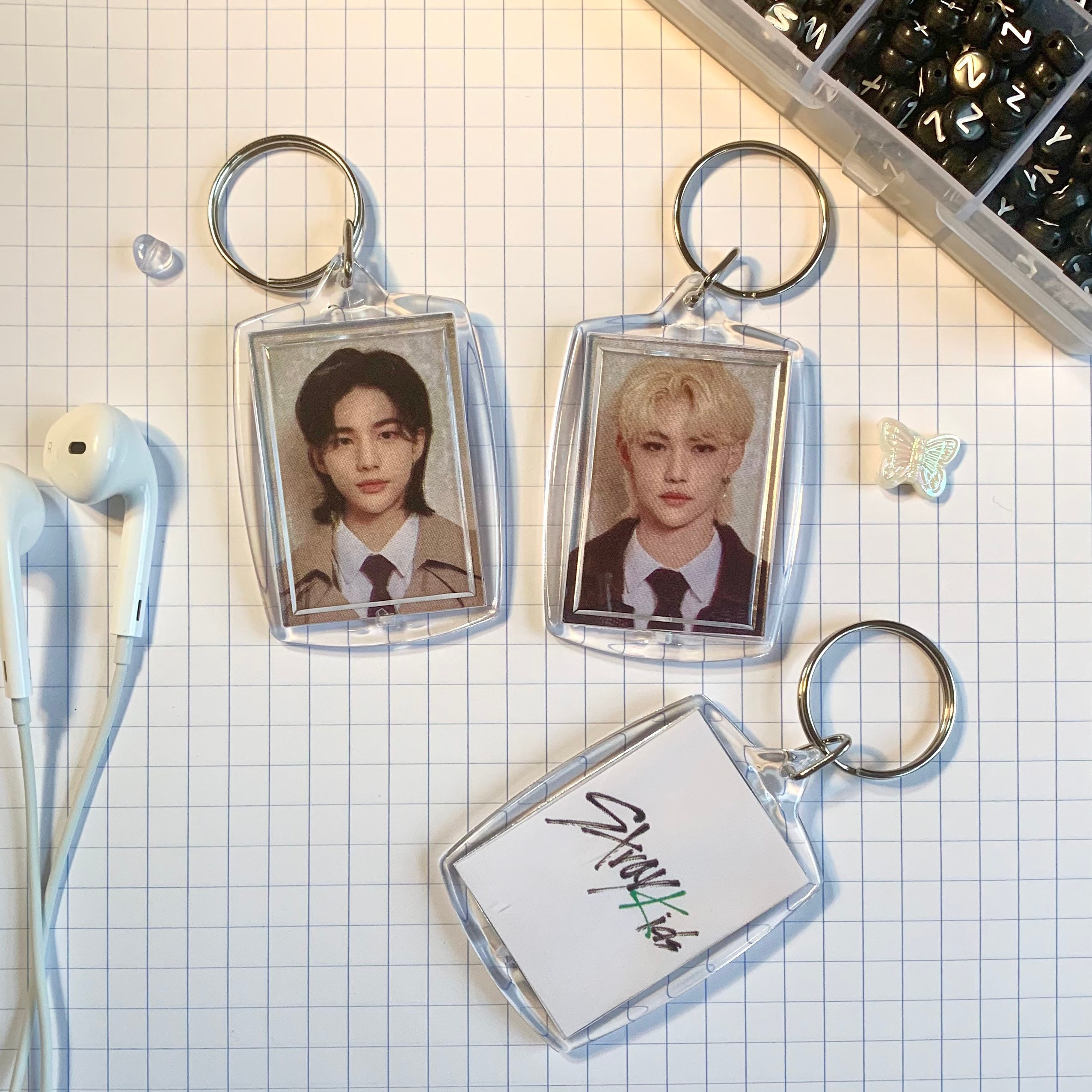 Stray Kids Id/mugshot Keychain | Kpop Keychain - Etsy