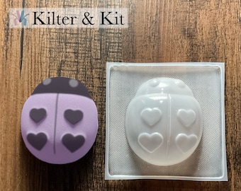 Ladybug Mold | Bath Bomb Mold | Plastic Mold | Soap Mold | Craft Mold | Candle Mold | Bubble Bath Mold 109