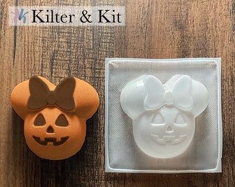 Pumpkin Mouse Mold | Bath Bomb Mold | Plastic Mold | Soap Mold | Craft Mold | Candle Mold | Bubble Bath Mold 112