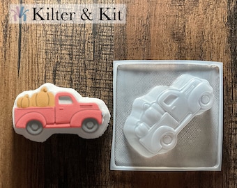 Fall Pumpkin Truck Mold | Bath Bomb Mold | Plastic Mold | Soap Mold | Bubble Bath Mold | Craft Mold 101