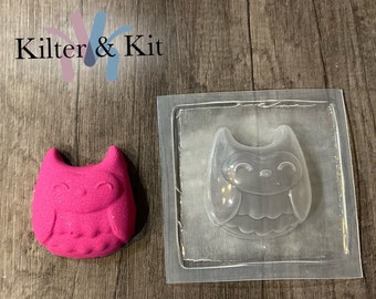 Owl Mold | Bath Bomb Mold | Plastic Mold | Soap Mold | Craft Mold | Candle Mold | Bubble Bath Mold 45