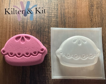 Pie Mold | Bath Bomb Mold | Plastic Mold | Soap Mold | Bubble Bath Mold | Craft Mold 44