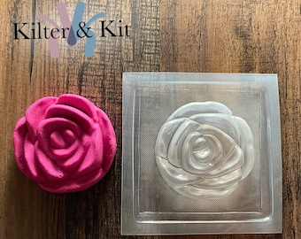 Rose Flower Mold | Bath Bomb Mold | Plastic Mold | Soap Mold | Bubble Bath Mold | Craft Mold 46