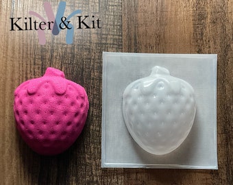 Strawberry Mold | Bath Bomb Mold | Plastic Mold | Soap Mold | Bubble Bath Mold | Craft Mold 10