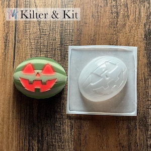 Jack-O-Melon Mold | Bath Bomb Mold | Plastic Mold | Soap Mold | Craft Mold | Candle Mold | Bubble Bath Mold 08