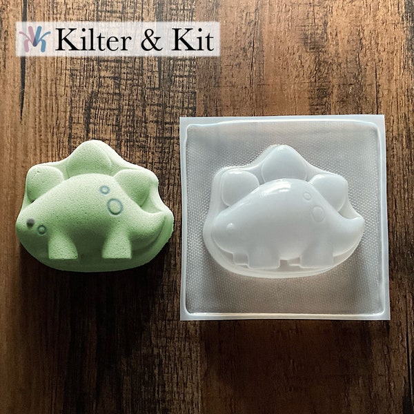 Kawaii Dinosaur Mold | Bath Bomb Mold | Plastic Mold | Soap Mold | Craft Mold | Candle Mold | Bubble Bath Mold 99