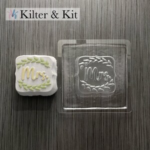 Mrs. Wedding  Mold | Bath Bomb Mold | Plastic Mold | Soap Mold | Craft Mold | Candle Mold | Bubble Bath Mold 133