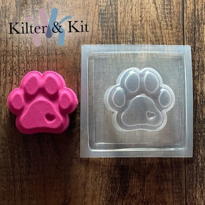 Dog Paw Mold | Bath Bomb Mold | Plastic Mold | Soap Mold | Bubble Bath Mold | Craft Mold 39