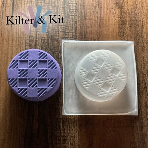 Buffalo Plaid Mold | Bath Bomb Mold | Plastic Mold | Soap Mold | Craft Mold | Candle Mold | Bubble Bath Mold 12