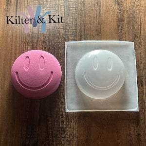 Smiley Face Mold | Bath Bomb Mold | Plastic Mold | Soap Mold | Craft Mold | Candle Mold | Bubble Bath Mold 64