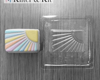 Sun Burst Mold | Bath Bomb Mold | Plastic Mold | Soap Mold | Craft Mold | Candle Mold | Bubble Bath Mold 161