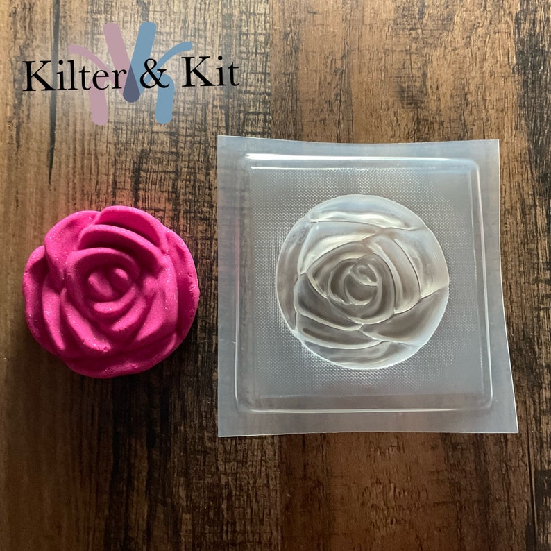Rose Flower Mold Bath Bomb Mold Plastic Mold Soap Mold Etsy