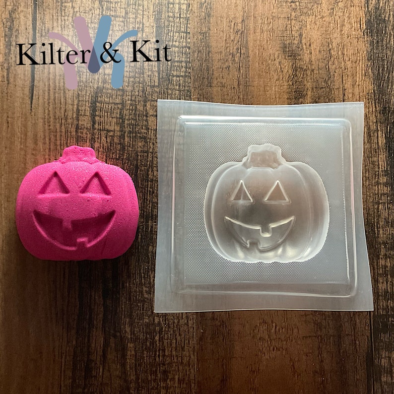 Pumpkin Mold | Bath Bomb Mold | Plastic Mold | Soap Mold | Bubble Bath Mold | Craft Mold 41 image 3