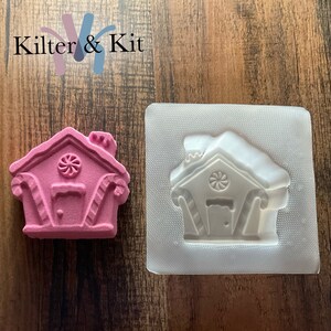Molde para casa de jengibre / Molde para bombas de baño / Molde de plástico / Molde para jabón / Molde para baño de burbujas 24 imagen 4