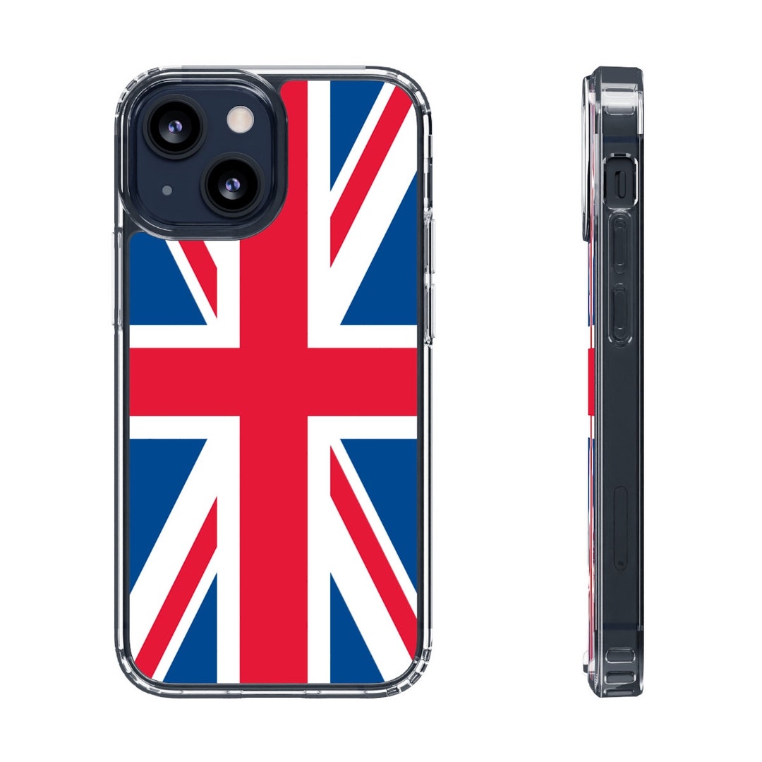 British Flag Clear Phone Cases, Union Jack Phone Case Etsy