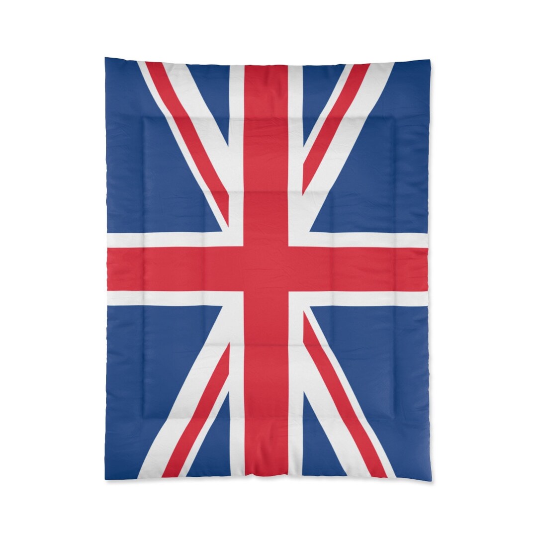 British Flag Comforter Union Jack Comforter British Etsy