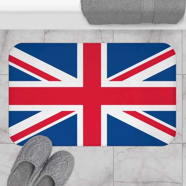 British Bathroom Mat Etsy