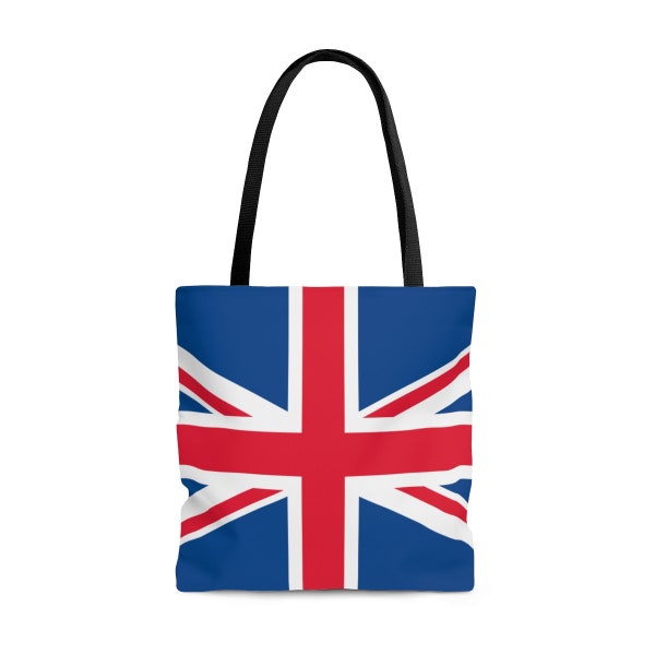 Sac fourre-tout AOP drapeau britannique, sac fourre-tout Union Jack, sac fourre-tout britannique