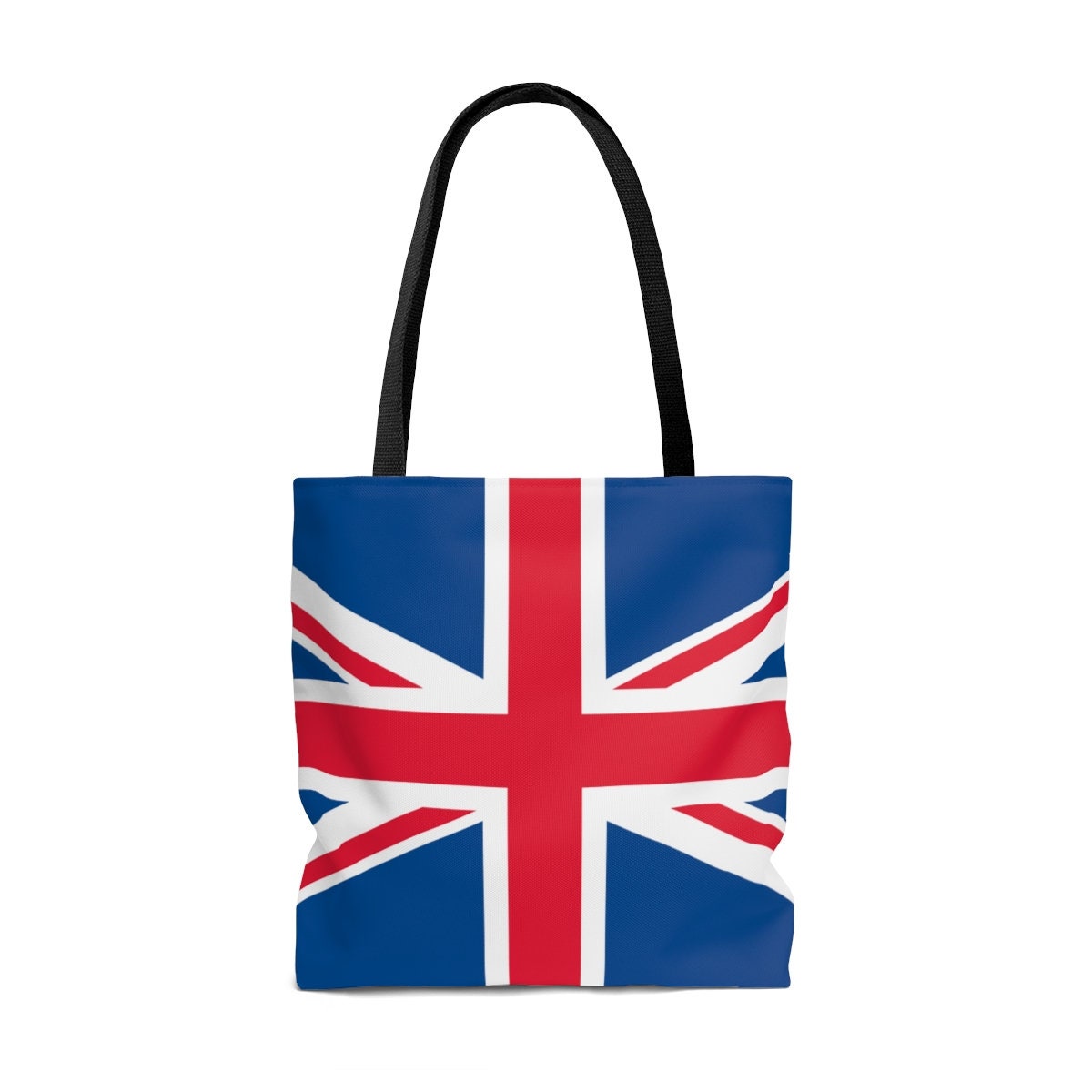 British Flag AOP Tote Bag, Union Jack Tote Bag, British Tote Bag Etsy