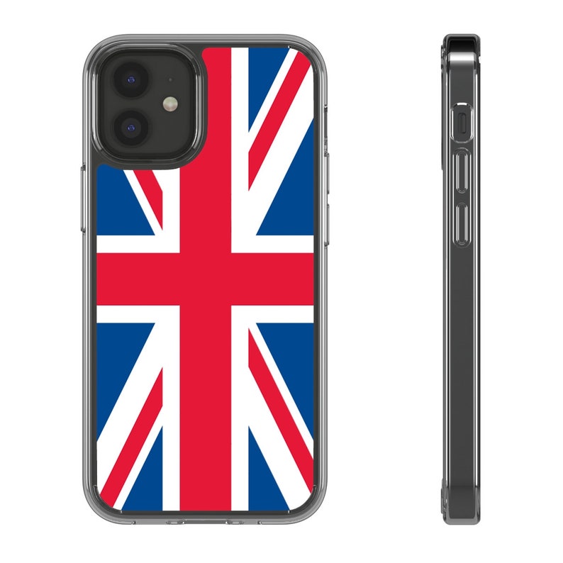 British Flag Clear Phone Cases, Union Jack Phone Case Etsy