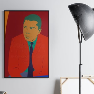 Sidney Poitier Inspirational Quote Modern Pop-Art Abstract Poster Print, ⫸ Original Art Print ⫷ Museum Quality Giclée Printing, Cinema Icon