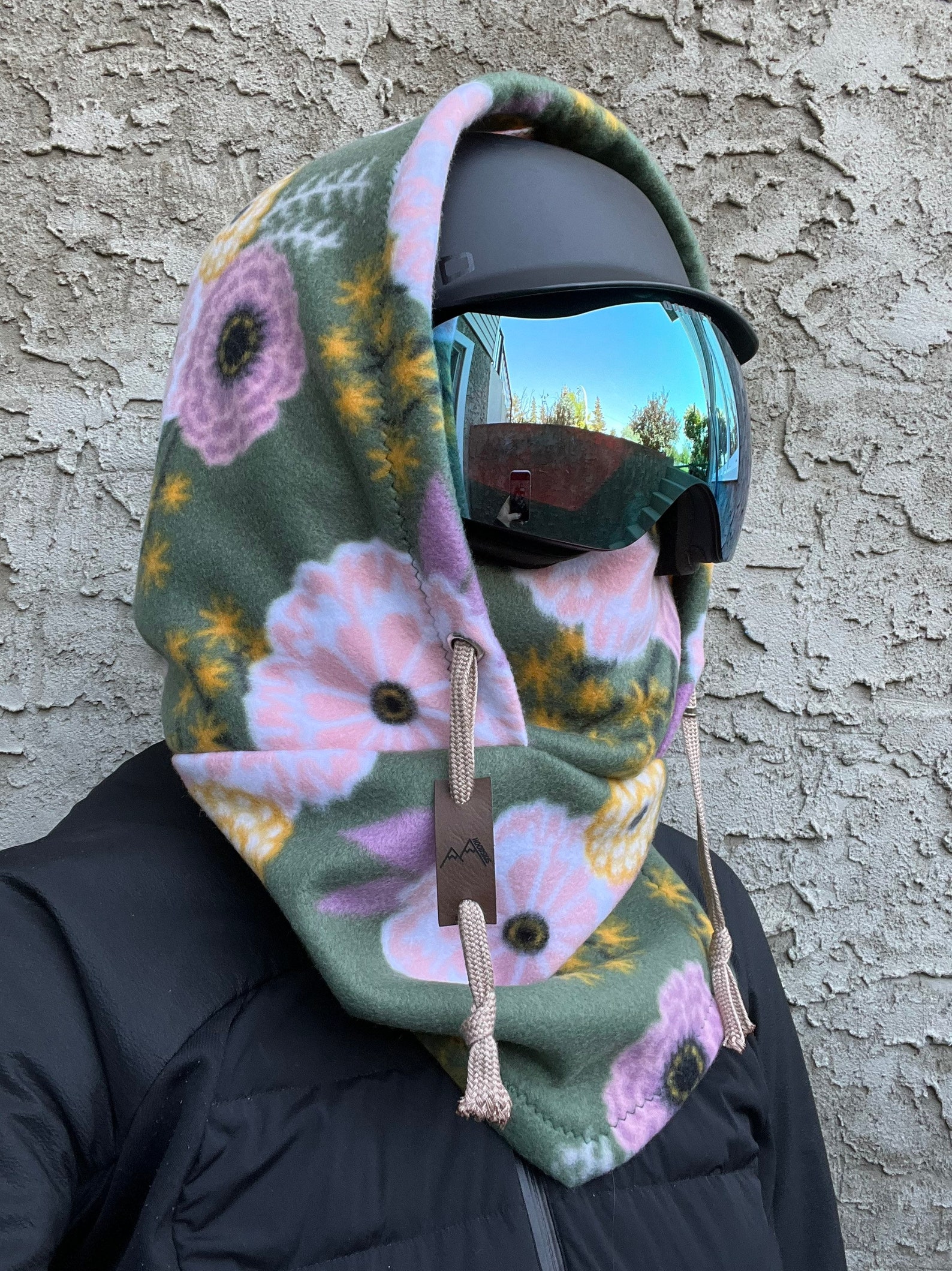 Hoodski Floral Helmet Hoods - Etsy Canada