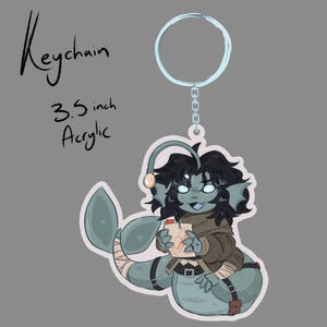 Sebastian Solace - Acrylic Keychain - Single Side Epoxy Phone charm - Pressure