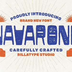 Navarone Display, Auslage, Wilder Westen, rau, Stempel, Branding, Verpackung, schwarz, fett, Vintage, Poster,
