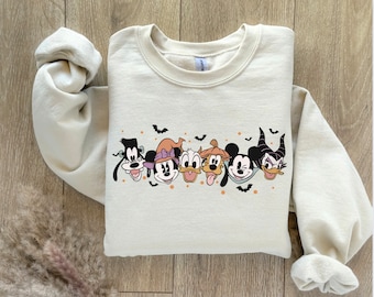 Disney Halloween Sweatshirt, Mickey Halloween Sweatshirt, Halloween Tees and Sweaters, Disney Halloween, Halloween Party, Halloween Sweater