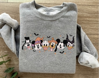 Halloween Sweatshirt, Disney Halloween Sweatshirt, Halloween Unique, Halloween Shirt, Mickey Sweatshirt, Disney Sweatshirt, Halloween Gift