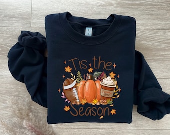 Tis the Season, Fall Sweatshirt, Boho Sweatshirt , Halloween Sweatshirt, Boho Halloween Sweatshirt, Tis the Season Sweatshirt, Fall Shirt