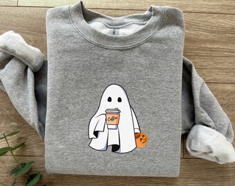 Geist, Halloween Sweatshirt, Retro Halloween Sweatshirt, Halloween, Sweatshirt, Herbst Sweatshirt, Geist Pullover, Geist-Shirt, Halloween Geschenk